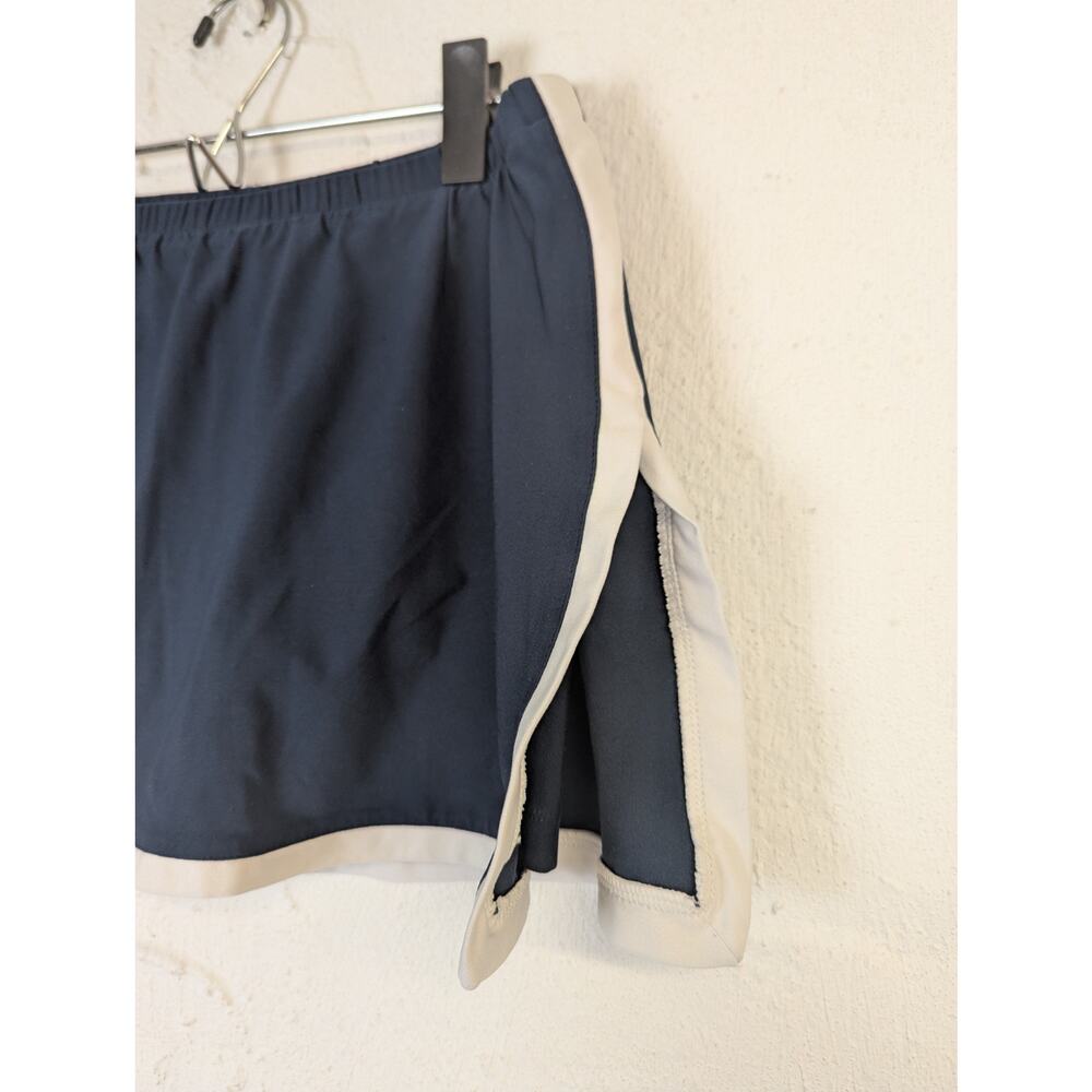 Nike Athletic Skirt Skort FitDry Navy Blue Sporty Preppy Tennis Golf Medium - Picture 2 of 8
